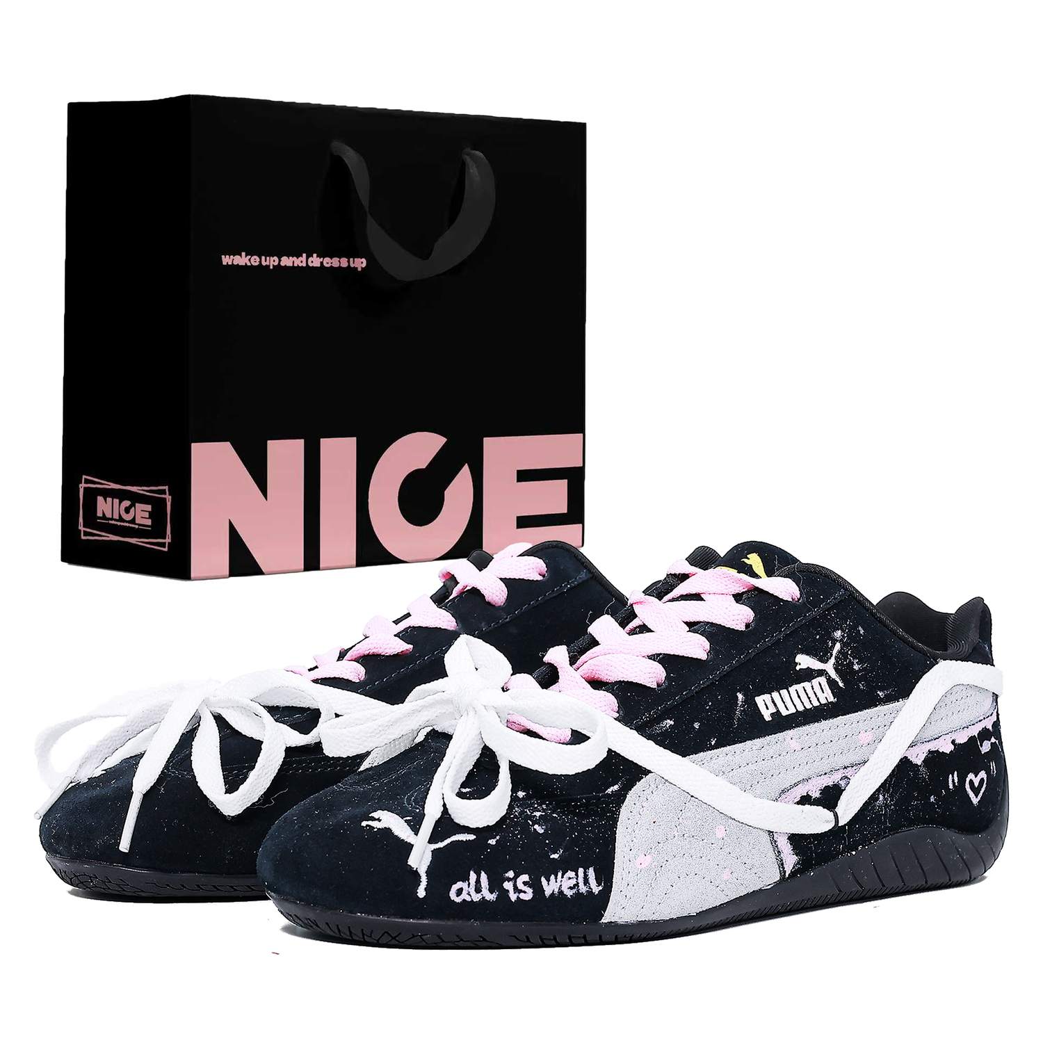 Puma Низкие повседневные кроссовки Speedcat, унисекс, черный с белым
Puma Низкие повседневные кроссовки Speedcat, унисекс, черный с белым