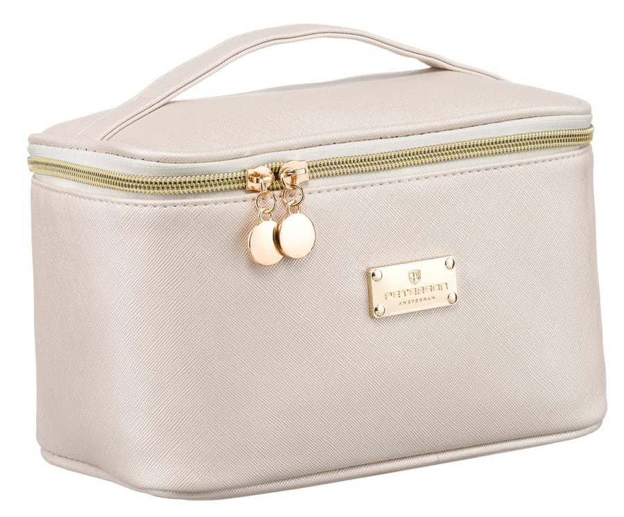 Женская косметичка PETERSON с ручкой для переноски, дорожным органайзером для крема, отделениями для кистей в подарок
Женская косметичка PETERSON с ручкой для переноски, дорожным органайзером для крема, отделениями для кистей в подарок