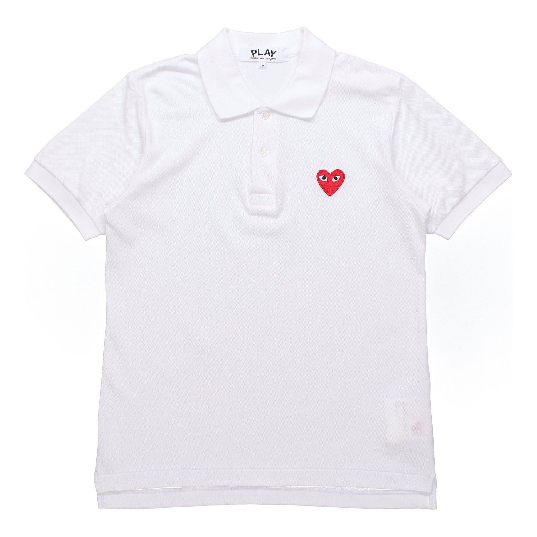 Поло (WMNS) COMME des GARCONS PLAY Polo Red Emblem 'White'
Поло (WMNS) COMME des GARCONS PLAY Polo Red Emblem 'White'