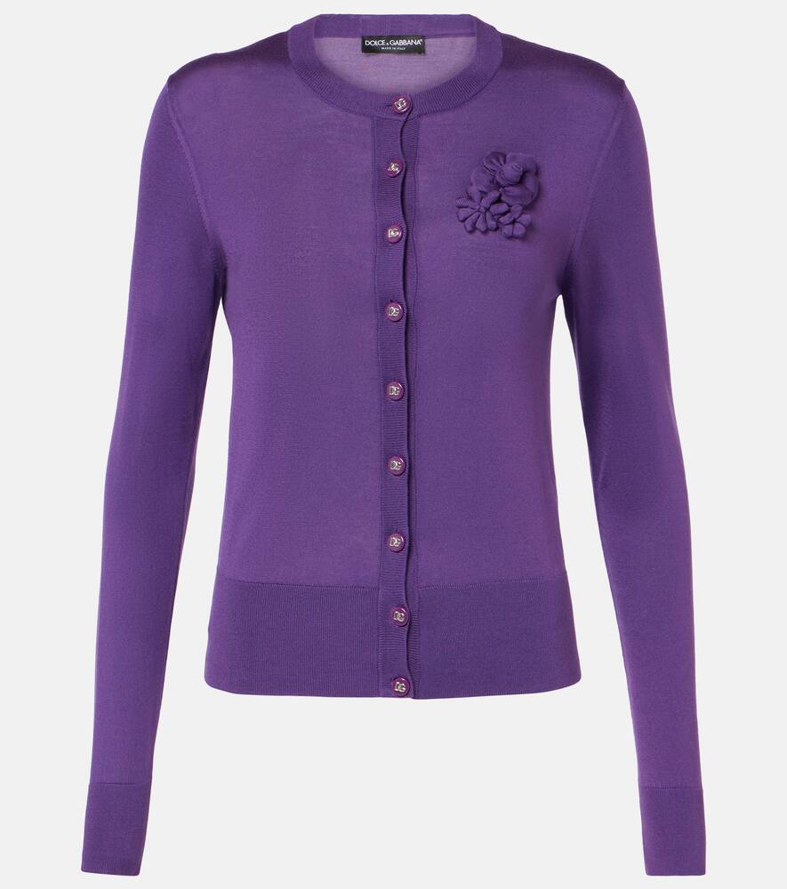 Шелковый кардиган Dolce&Gabbana, Viola Medio 1
Шелковый кардиган Dolce&Gabbana, Viola Medio 1