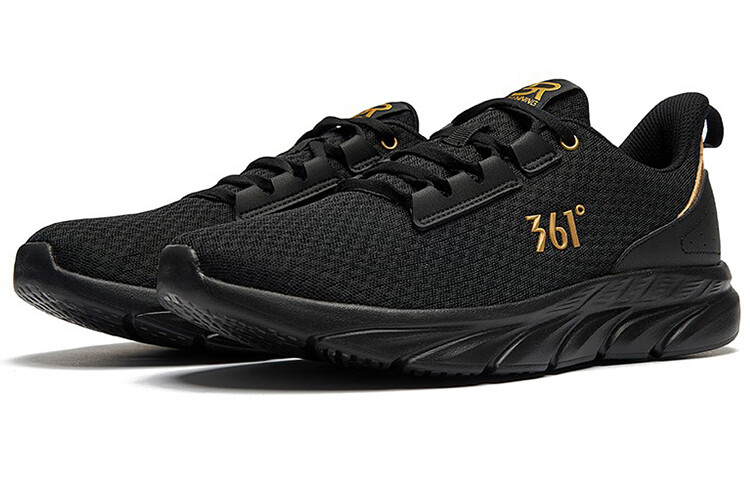 Кроссовки мужские низкие черный/золотой 361°
Кроссовки мужские низкие черный/золотой 361°