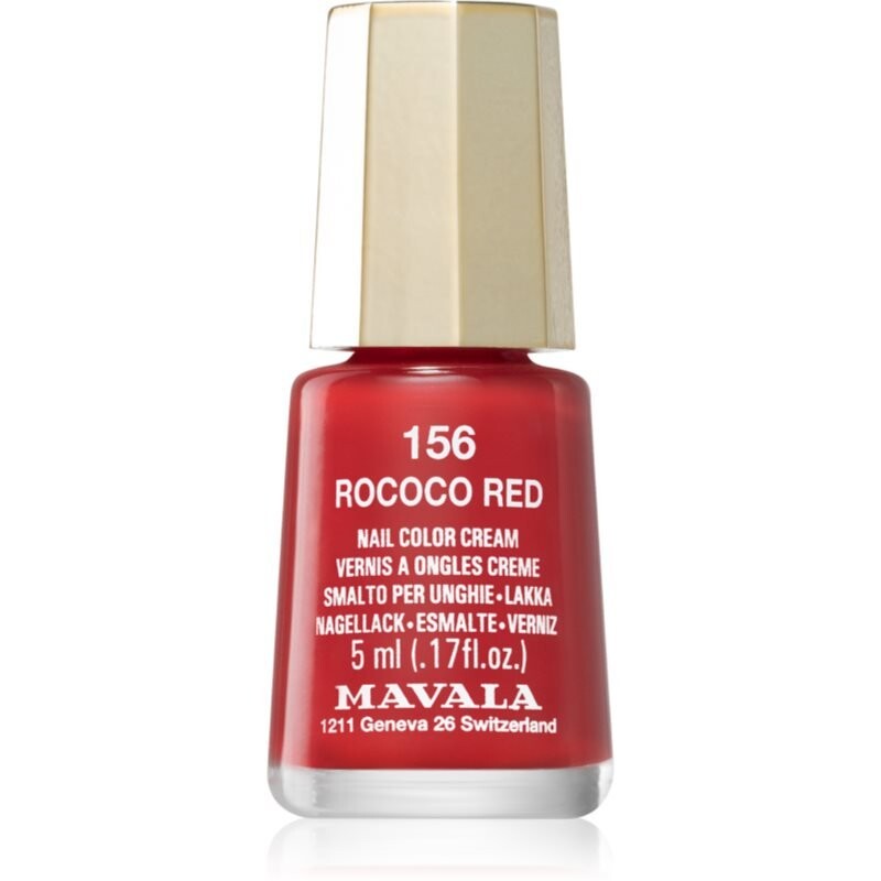 Лак для ногтей Mavala Mini Color оттенок 156 Красный Рококо 5 мл
Лак для ногтей Mavala Mini Color оттенок 156 Красный Рококо 5 мл