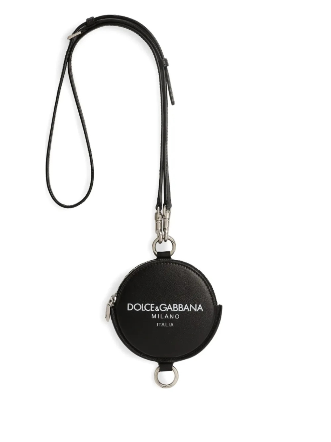 Кошелек для монет с логотипом Dolce & Gabbana, черный
Кошелек для монет с логотипом Dolce & Gabbana, черный