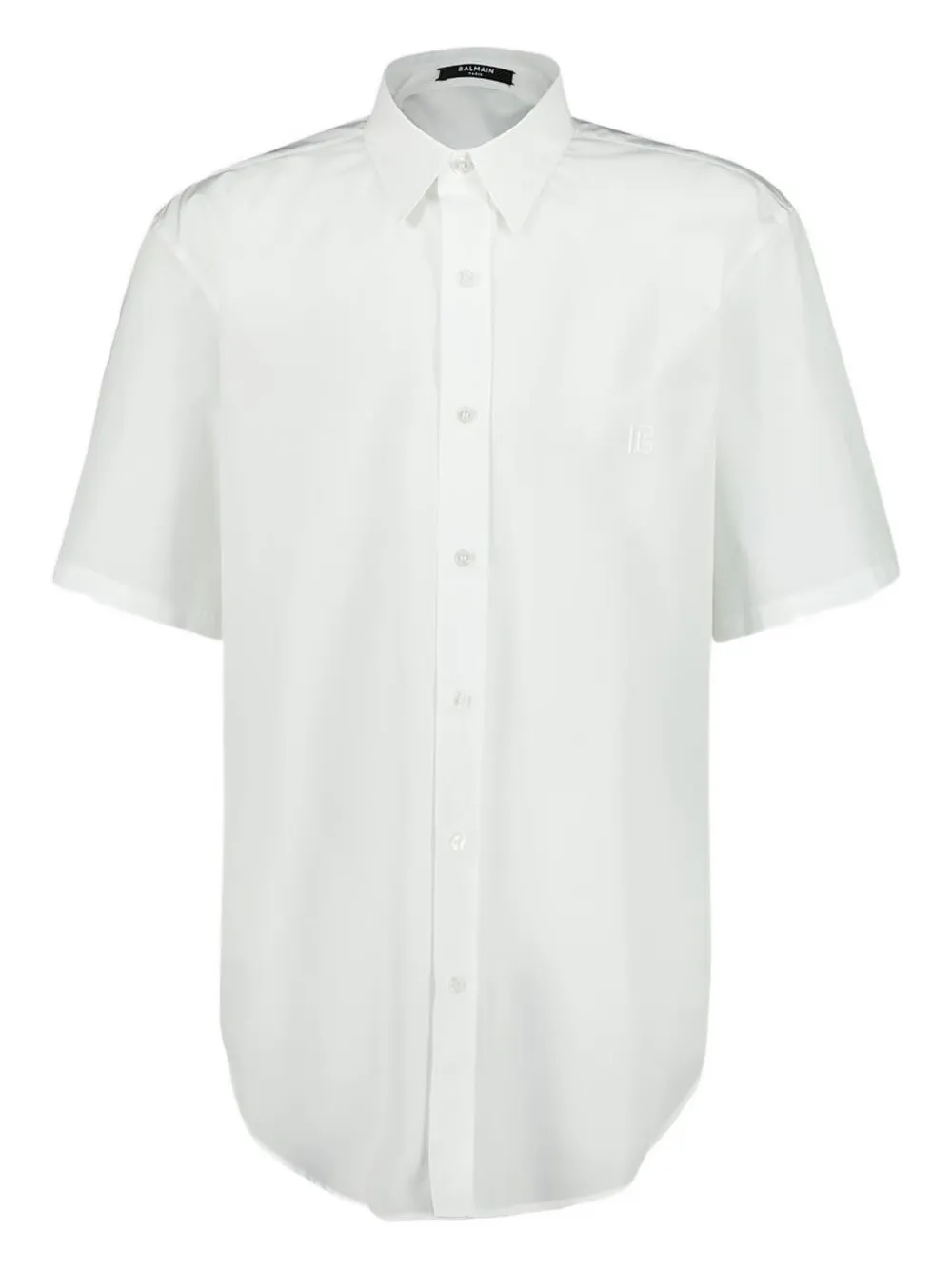 Рубашка из поплина прямого кроя Balmain, белый
Рубашка из поплина прямого кроя Balmain, белый