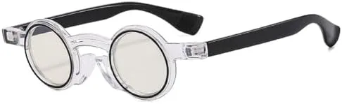 2027 Ретро маленькие круглые панк-солнцезащитные очки для женщин, модные двухцветные мужские солнцезащитные очки в стиле хип-хоп UV400 MTZJH, Transparent
2027 Ретро маленькие круглые панк-солнцезащитные очки для женщин, модные двухцветные мужские солнцезащитные очки в стиле хип-хоп UV400 MTZJH, Transparent