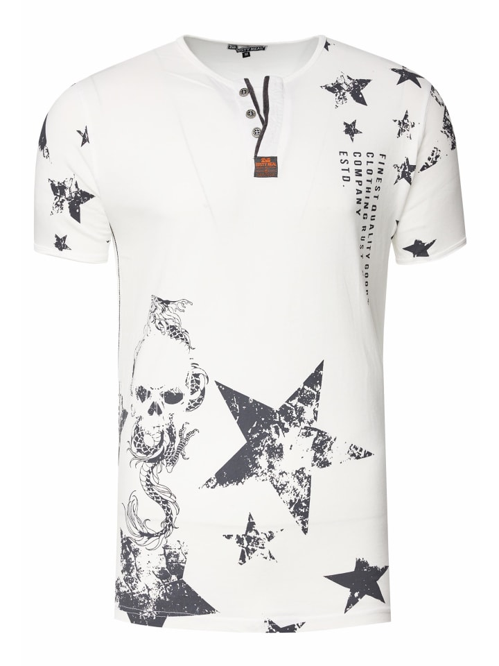 Футболка Henley с круглым вырезом, принтами и планкой на пуговицах белого цвета Rusty Neal, Белый, Футболка Henley с круглым вырезом, принтами и планкой на пуговицах белого цвета Rusty Neal
Футболка Henley с круглым вырезом, принтами и планкой на пуговицах белого цвета Rusty Neal, Белый, Футболка Henley с круглым вырезом, принтами и планкой на пуговицах белого цвета Rusty Neal