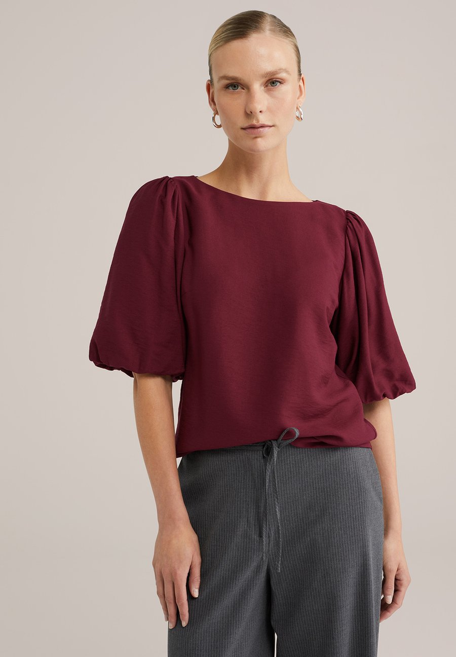 Блуза WE Fashion Blouse, Burgundy Red/Bordeaux
Блуза WE Fashion Blouse, Burgundy Red/Bordeaux