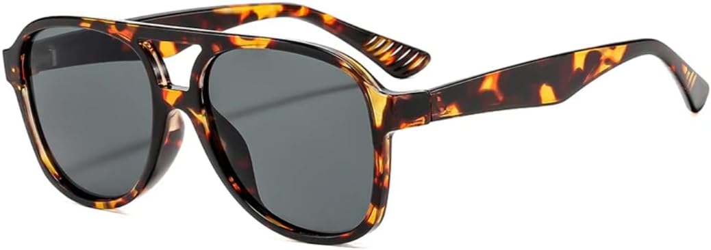 Ретро-солнцезащитные очки с двойной перемычкой для женщин, модные желто-синие очки с защитой от УФ-излучения UV400, мужские очки с леопардовым принтом VRTRFFTR, Leopard Grey
Ретро-солнцезащитные очки с двойной перемычкой для женщин, модные желто-синие очки с защитой от УФ-излучения UV400, мужские очки с леопардовым принтом VRTRFFTR, Leopard Grey