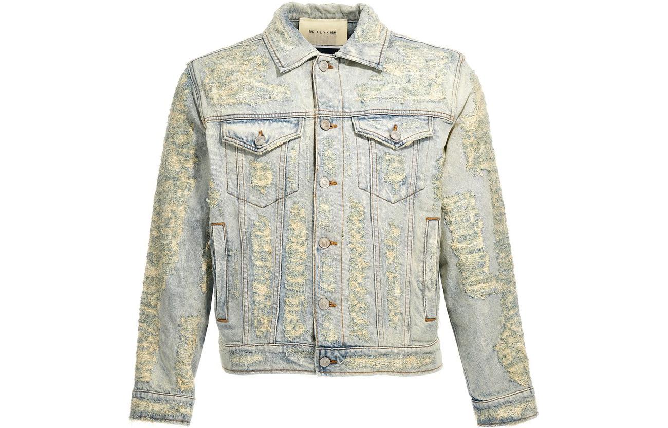 Джинсовая куртка с длинными рукавами и эффектом потертости 1017 Alyx 9Sm, светлый синий
Джинсовая куртка с длинными рукавами и эффектом потертости 1017 Alyx 9Sm, светлый синий