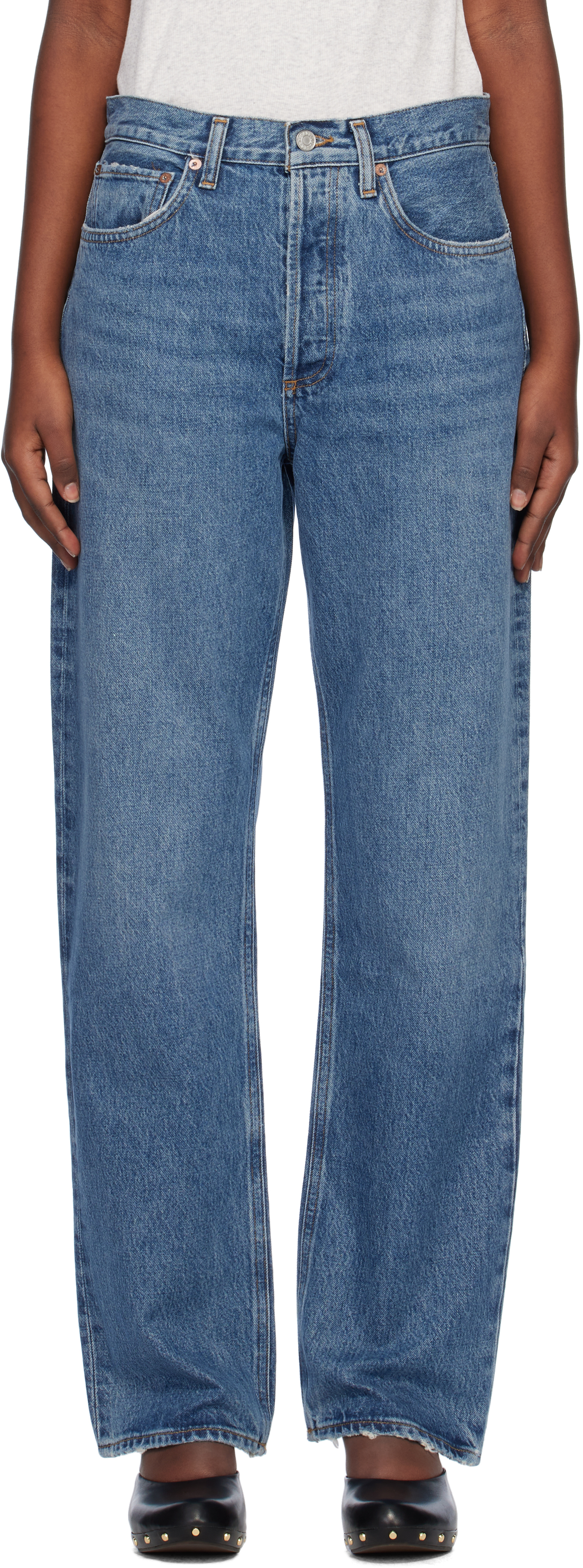 Синие джинсы Келли AGOLDE, Essence
Синие джинсы Келли AGOLDE, Essence