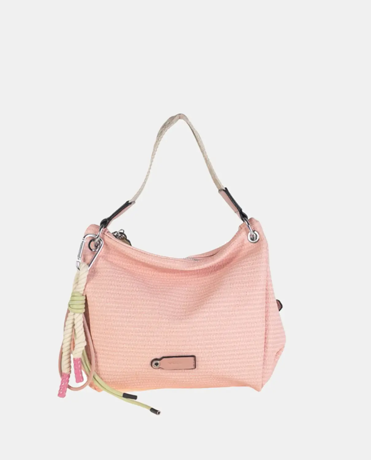 Средняя сумка-бандо в бежевом цвете, изготовлена из тисненой кожи с эффектом рафии, сочетается с гладкой кожей в тон, украшена кисточкой XL Volum, цвет Nude
Средняя сумка-бандо в бежевом цвете, изготовлена из тисненой кожи с эффектом рафии, сочетается с гладкой кожей в тон, украшена кисточкой XL Volum, цвет Nude