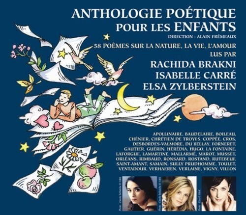 CD диск Carre, Isabelle / Brakni, Rachida / Zylberstein, Elsa: Anthologie Poetique Pour Les Enfants: 58 P'omes Sur La Nature, La Vie,L'amour
CD диск Carre, Isabelle / Brakni, Rachida / Zylberstein, Elsa: Anthologie Poetique Pour Les Enfants: 58 P'omes Sur La Nature, La Vie,L'amour