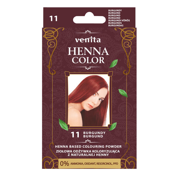 Кондиционер для окрашивания волос 11 бордовый, 25 г Venita Henna color, цвет 11 burgund
Кондиционер для окрашивания волос 11 бордовый, 25 г Venita Henna color, цвет 11 burgund