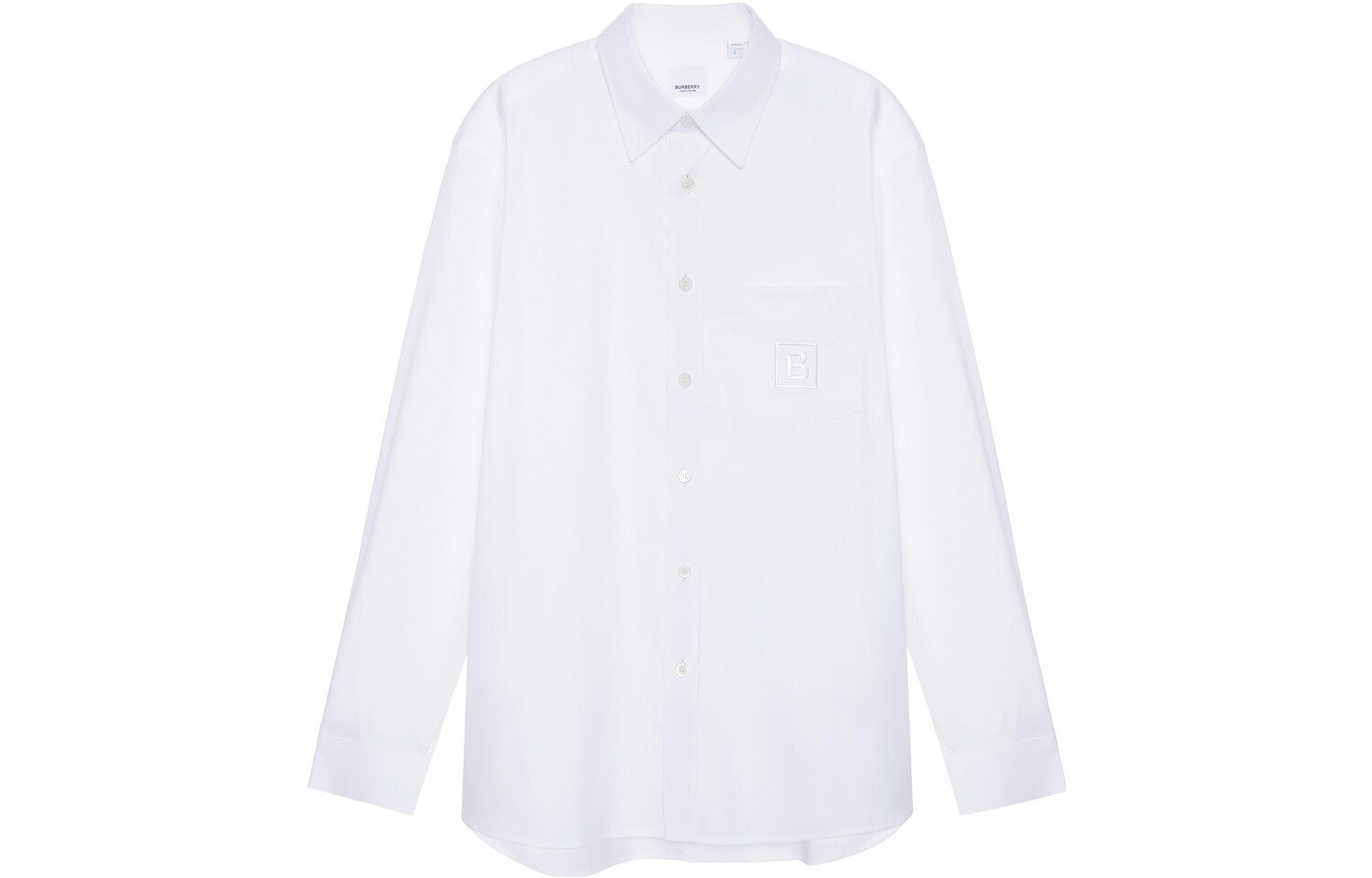 FW22 Мужская рубашка с длинным рукавом и вышитым воротником, белая Burberry, белый
FW22 Мужская рубашка с длинным рукавом и вышитым воротником, белая Burberry, белый