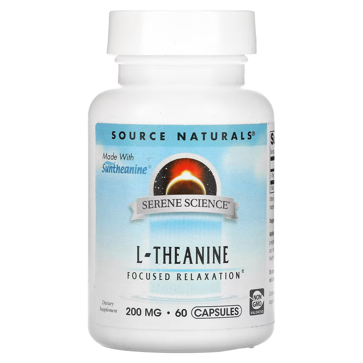 Source Naturals, Serene Science, L-теанин, 200 мг, 60 капсул
Source Naturals, Serene Science, L-теанин, 200 мг, 60 капсул