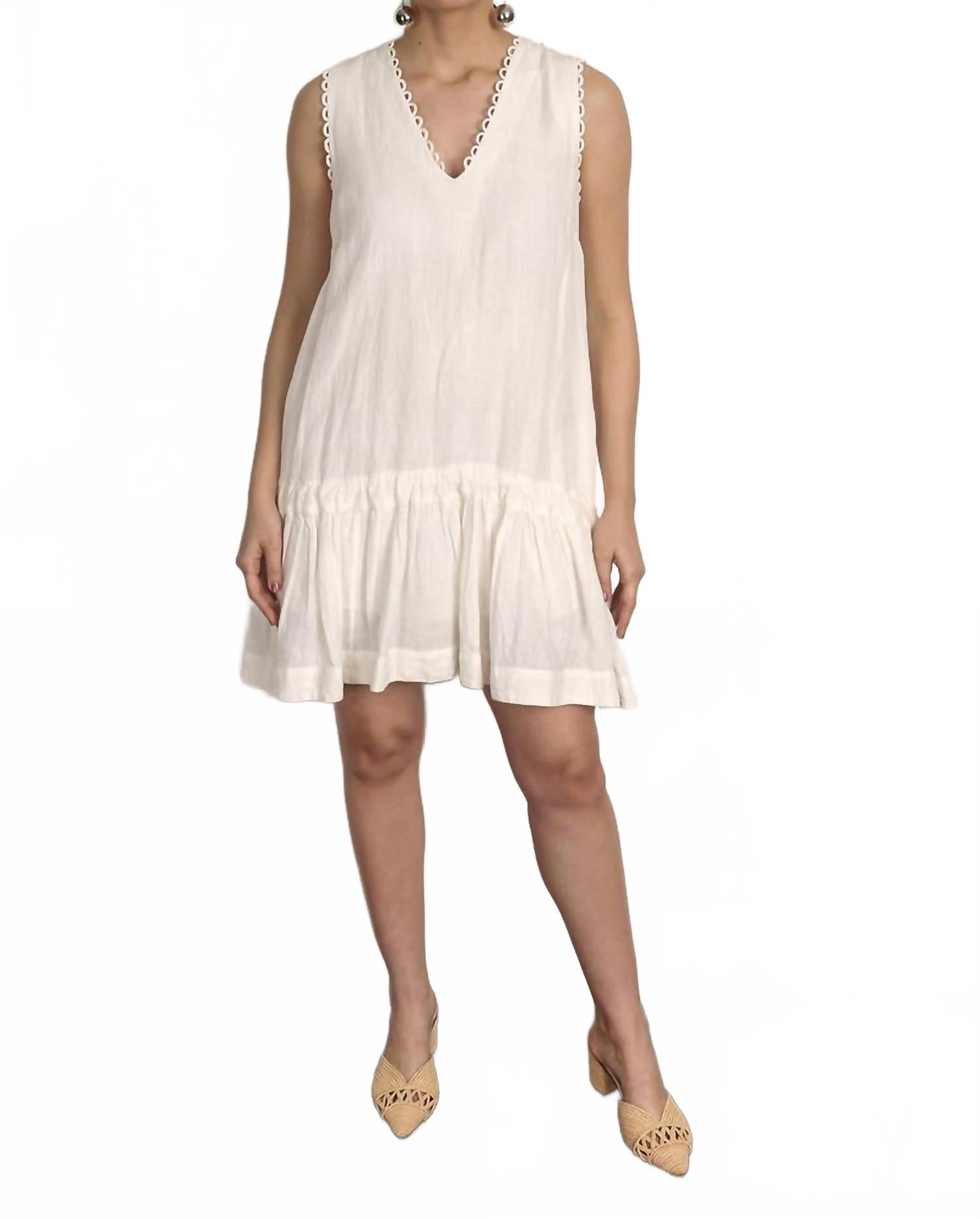 Платье Lucky Loops в белом цвете SCARLETT POPPIES
Платье Lucky Loops в белом цвете SCARLETT POPPIES