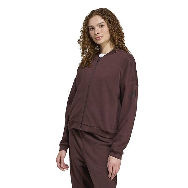 Женская бомбер с современным логотипом Adidas
Женская бомбер с современным логотипом Adidas