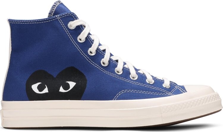 Кроссовки Converse Comme des Garçons PLAY x Chuck 70 High Blue Quartz, синий
Кроссовки Converse Comme des Garçons PLAY x Chuck 70 High Blue Quartz, синий