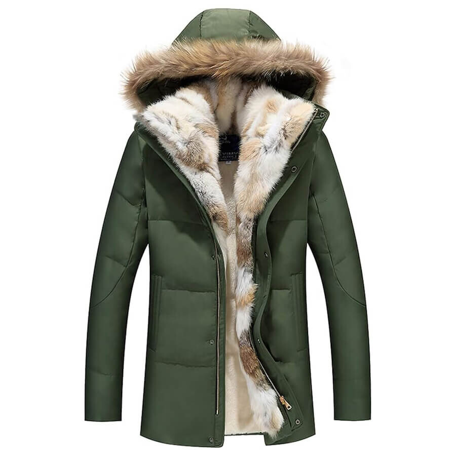 Куртка Flygo Winter Warm Thicken Fur Collar Hooded Fleece Lined Down, зеленый
Куртка Flygo Winter Warm Thicken Fur Collar Hooded Fleece Lined Down, зеленый