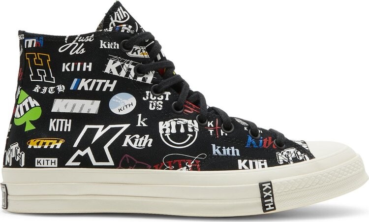 Кроссовки Converse Kith x Chuck 70 High 10th Anniversary - Black, черный
Кроссовки Converse Kith x Chuck 70 High 10th Anniversary - Black, черный
