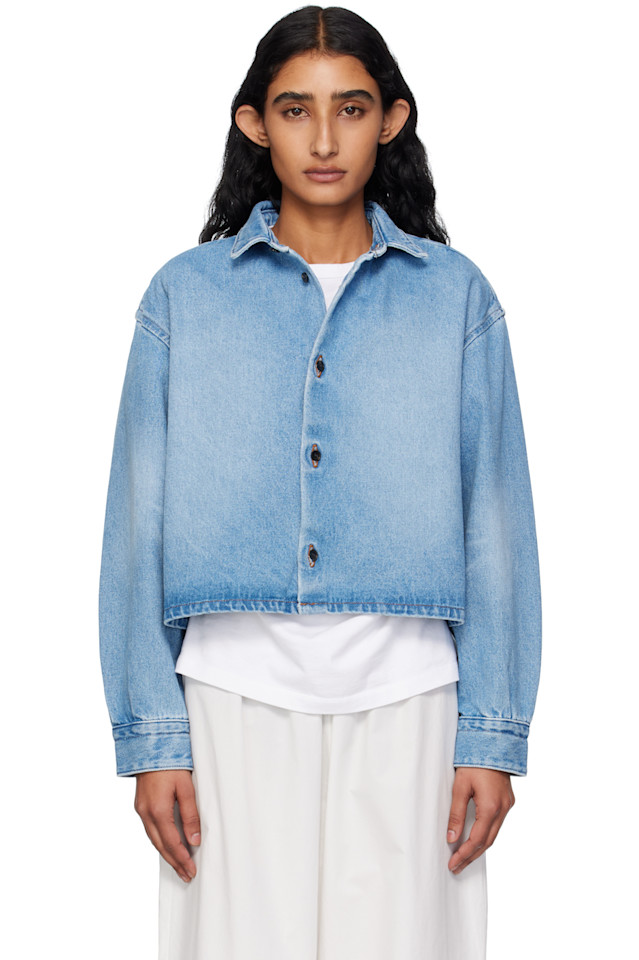 Сэм джинсовая рубашка A.P.C., синий 
Сэм джинсовая рубашка A.P.C., синий