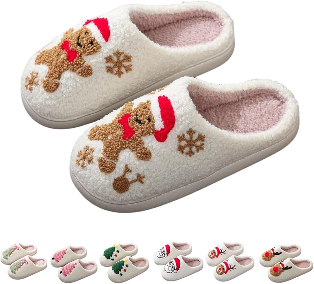 Рождественские тапочки ECNOTX для женщин и мужчин, праздничные плюшевые тапочки, милые мультяшные тапочки с эффектом памяти для пар, хаки
Рождественские тапочки ECNOTX для женщин и мужчин, праздничные плюшевые тапочки, милые мультяшные тапочки с эффектом памяти для пар, хаки