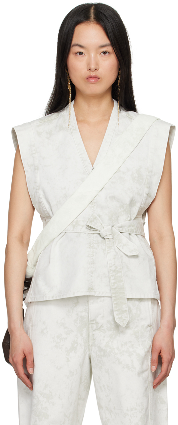 Жилет джинсовый Off-White Chasuble LEMAIRE
Жилет джинсовый Off-White Chasuble LEMAIRE