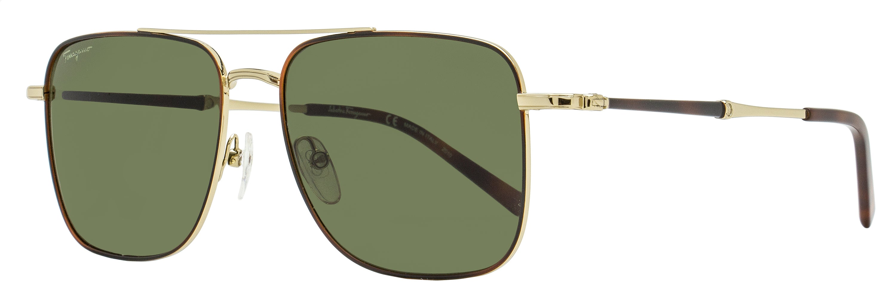 Мужские квадратные солнцезащитные очки Ferragamo SF266S 723 золото/черепаха 56 мм Salvatore Ferragamo 
Мужские квадратные солнцезащитные очки Ferragamo SF266S 723 золото/черепаха 56 мм Salvatore Ferragamo