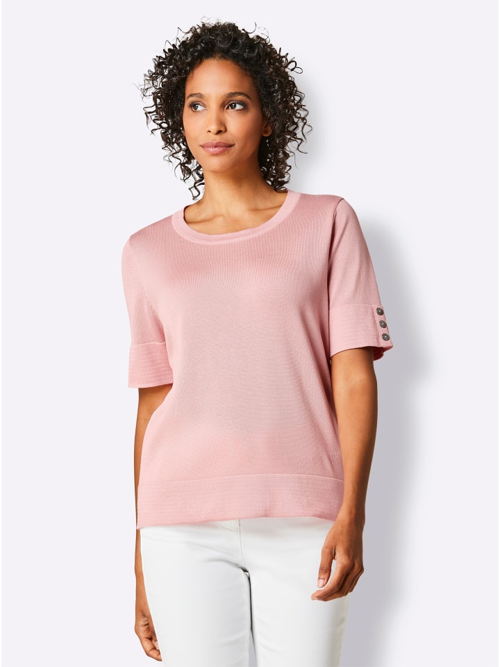 Свитер с короткими рукавами из розового кварца creation L
Свитер с короткими рукавами из розового кварца creation L