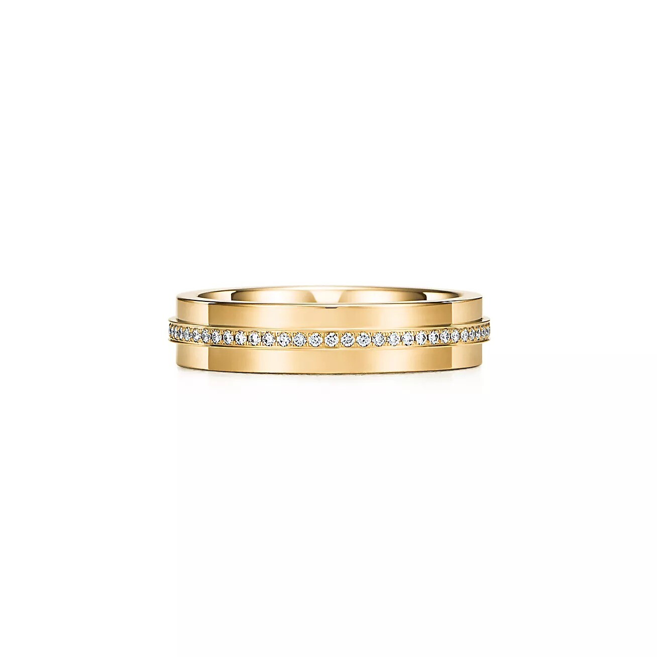 Кольцо Tiffany & Co. Narrow Diamond, золото 
Кольцо Tiffany & Co. Narrow Diamond, золото