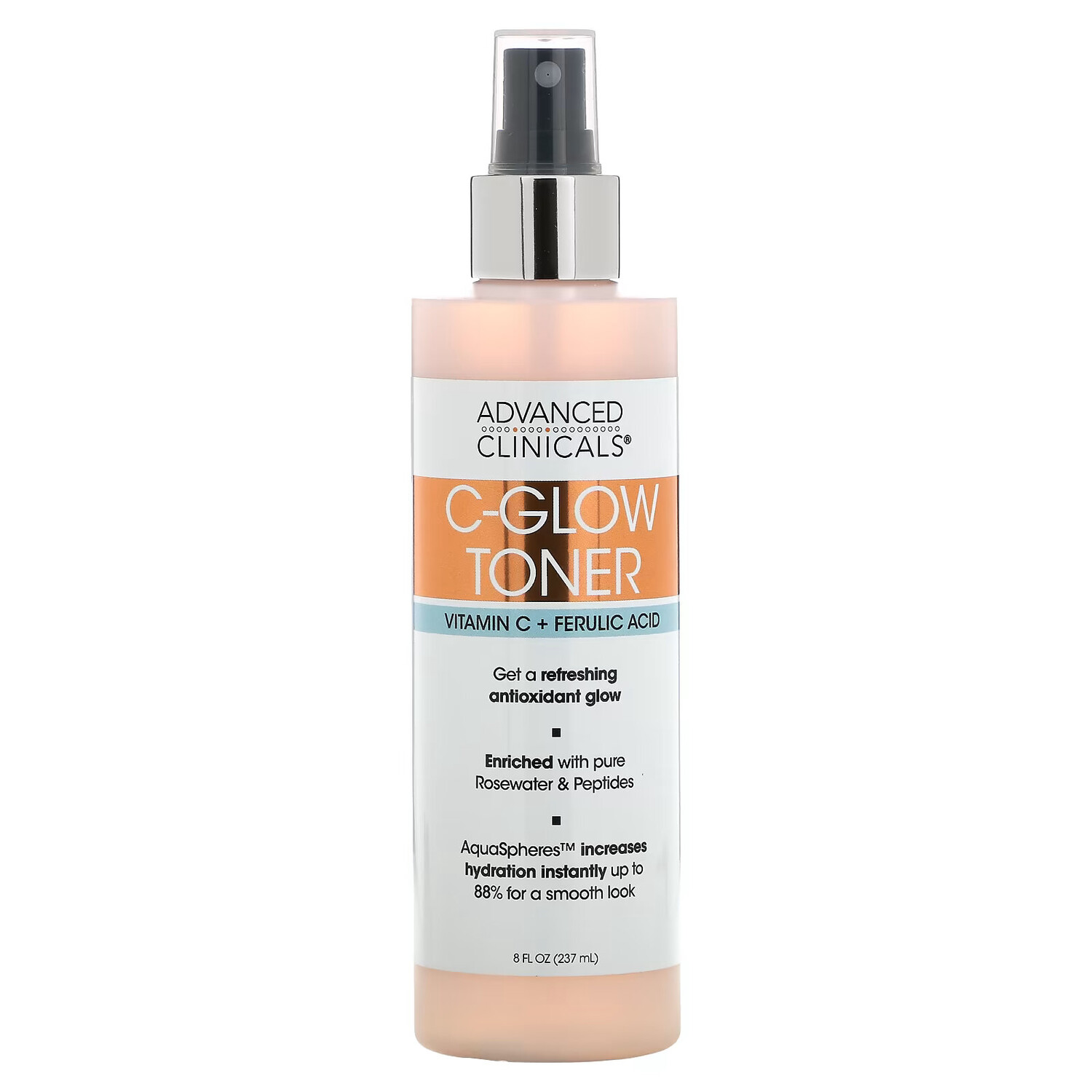 Advanced Clinicals, C-Glow Toner, витамин C и феруловая кислота, 237 мл (8 жидк. Унций)
Advanced Clinicals, C-Glow Toner, витамин C и феруловая кислота, 237 мл (8 жидк. Унций)