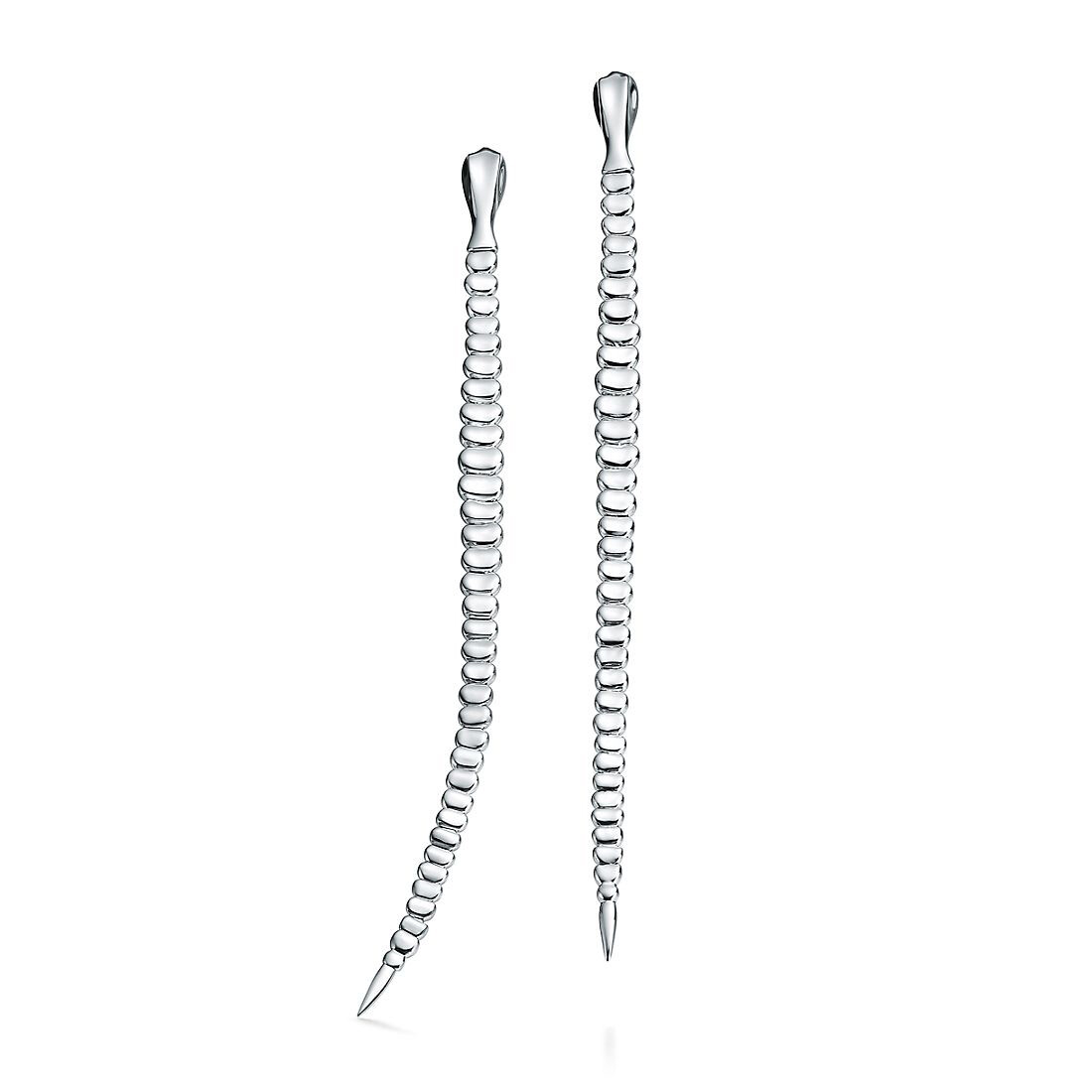 Серьги Tiffany & Co. Elsa Peretti Snake, серебро
Серьги Tiffany & Co. Elsa Peretti Snake, серебро