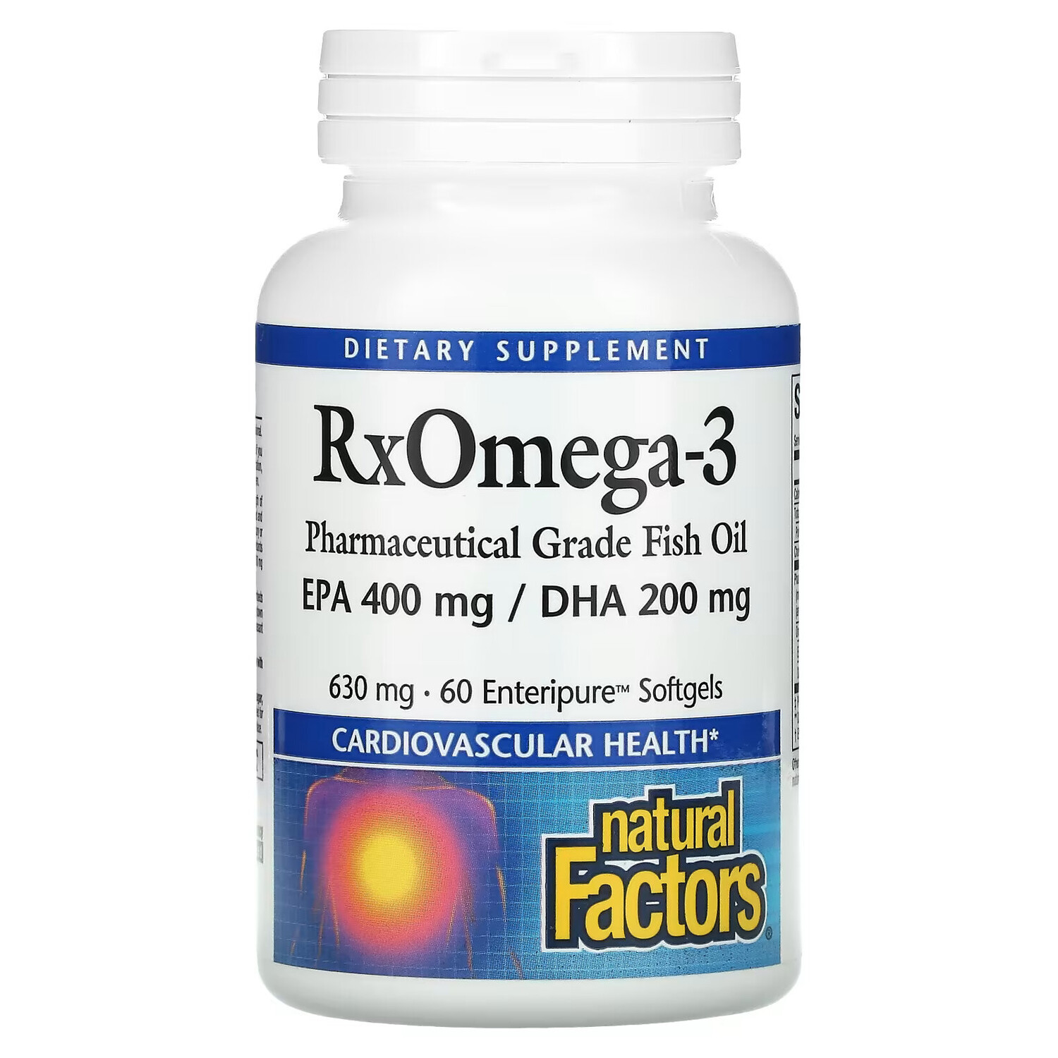Natural Factors, RxOmega-3, 630 мг, 60 капсул Enteripure
Natural Factors, RxOmega-3, 630 мг, 60 капсул Enteripure