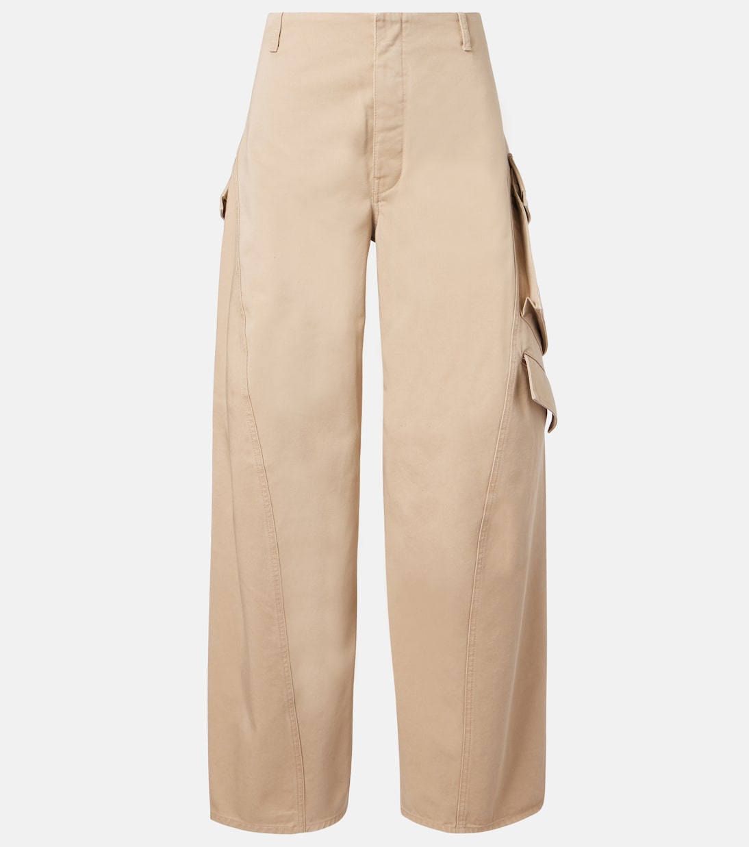 Хлопковые брюки-карго Alaïa, бежевый
Хлопковые брюки-карго Alaïa, бежевый