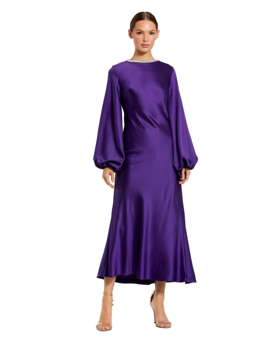 Женское платье с высоким воротником, длинными рукавами и отделкой кристаллами Mac Duggal, Royal purple
Женское платье с высоким воротником, длинными рукавами и отделкой кристаллами Mac Duggal, Royal purple