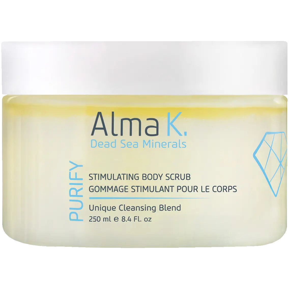 Alma K. стимулирующий солевой скраб для тела, 250 мл
Alma K. стимулирующий солевой скраб для тела, 250 мл