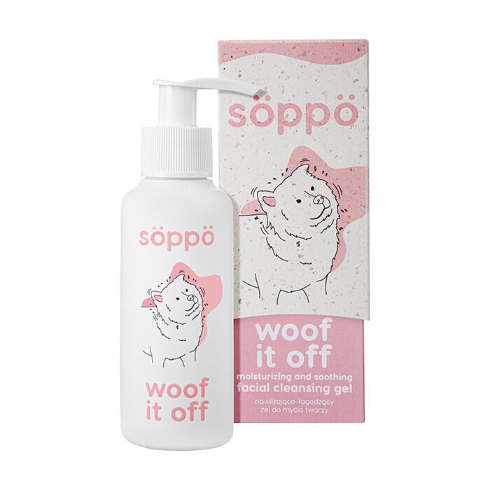Söppö Woof It Off гель для умывания нежно очищающий, 100 мл
Söppö Woof It Off гель для умывания нежно очищающий, 100 мл