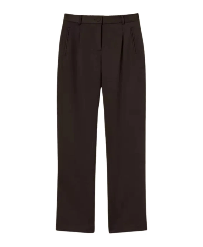 Темно-Коричневые широкие брюки Twinset, коричневый
Темно-Коричневые широкие брюки Twinset, коричневый