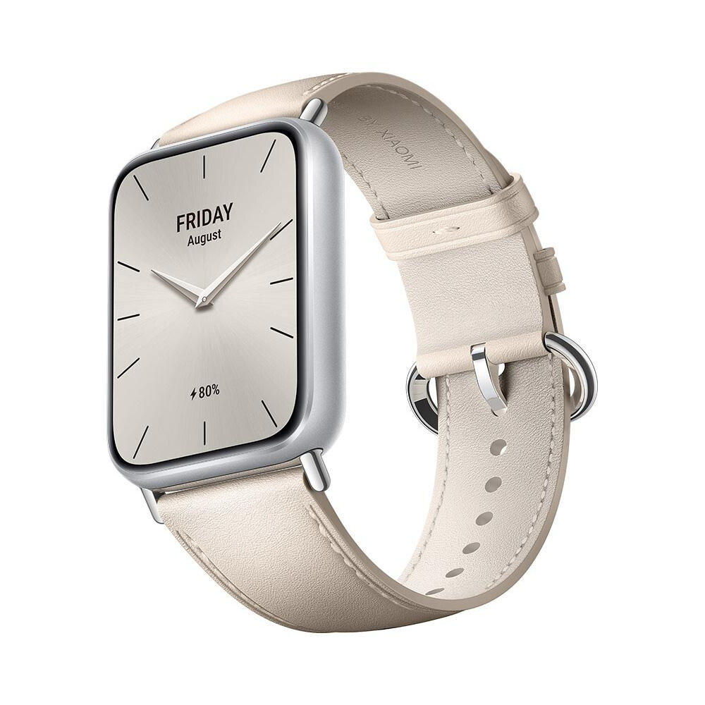 Фитнес-браслет Xiaomi Smart Band 9 Pro, (CN), кожаный ремешок, серебристый/кремовый 
Фитнес-браслет Xiaomi Smart Band 9 Pro, (CN), кожаный ремешок, серебристый/кремовый