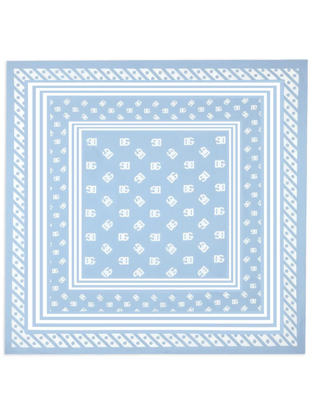 Шелковый платок с логотипом Dolce & Gabbana, синий
Шелковый платок с логотипом Dolce & Gabbana, синий