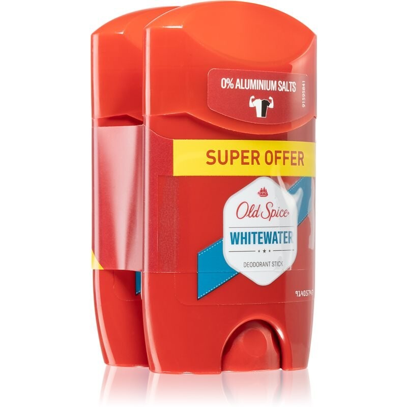 Дезодорант-стик Old Spice Whitewater для мужчин 2x50 мл
Дезодорант-стик Old Spice Whitewater для мужчин 2x50 мл