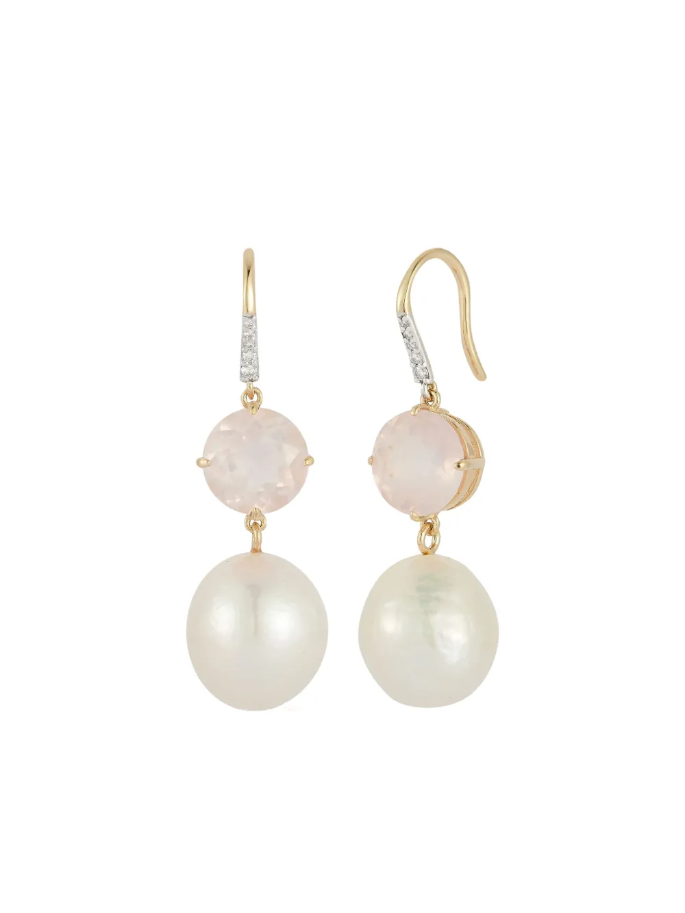 Серьги-подвески с топазом и жемчугом Mateo, розовый
Серьги-подвески с топазом и жемчугом Mateo, розовый