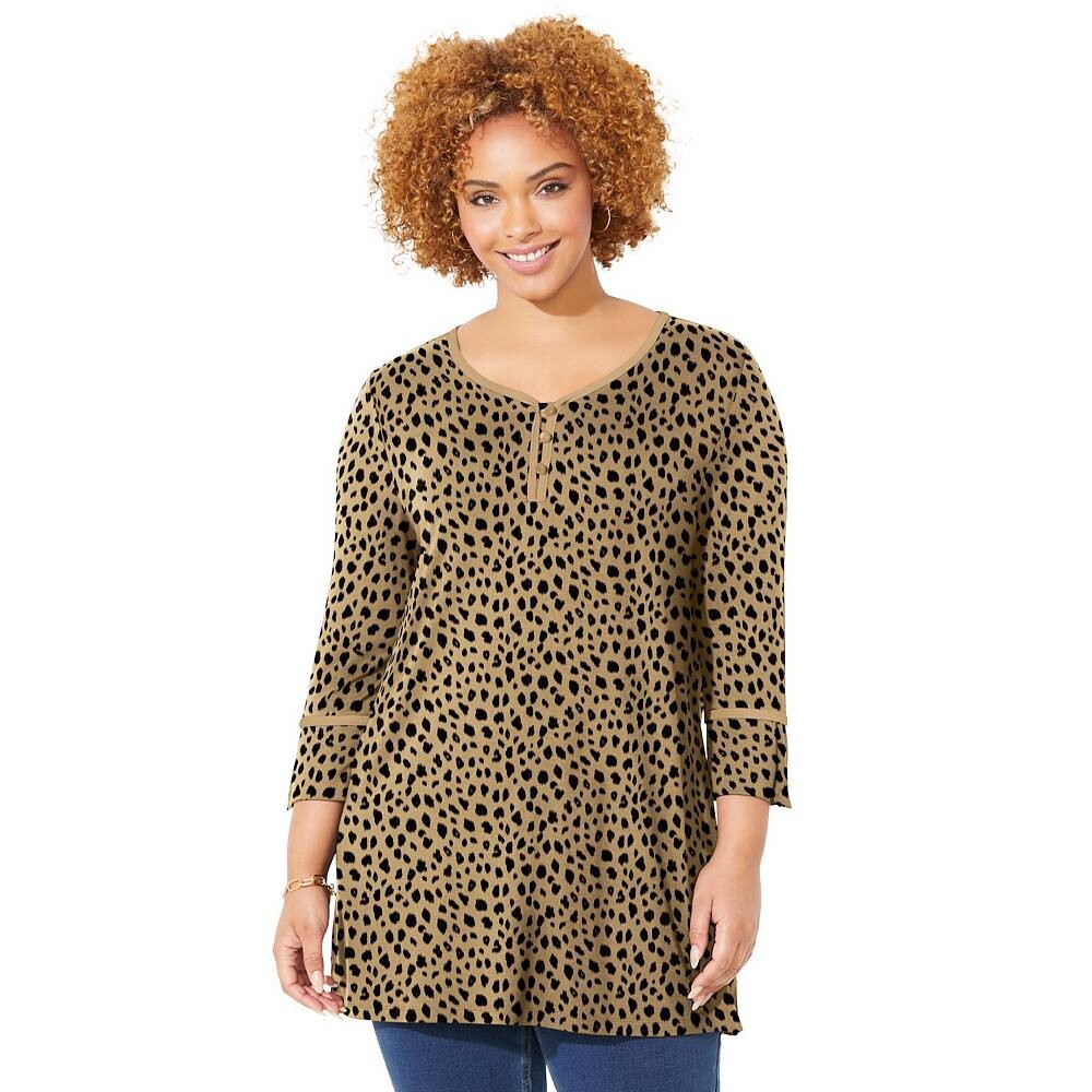 Женский топ размера плюс Liz&me Katerina Henley Catherines, цвет Soft Camel Animal
Женский топ размера плюс Liz&me Katerina Henley Catherines, цвет Soft Camel Animal