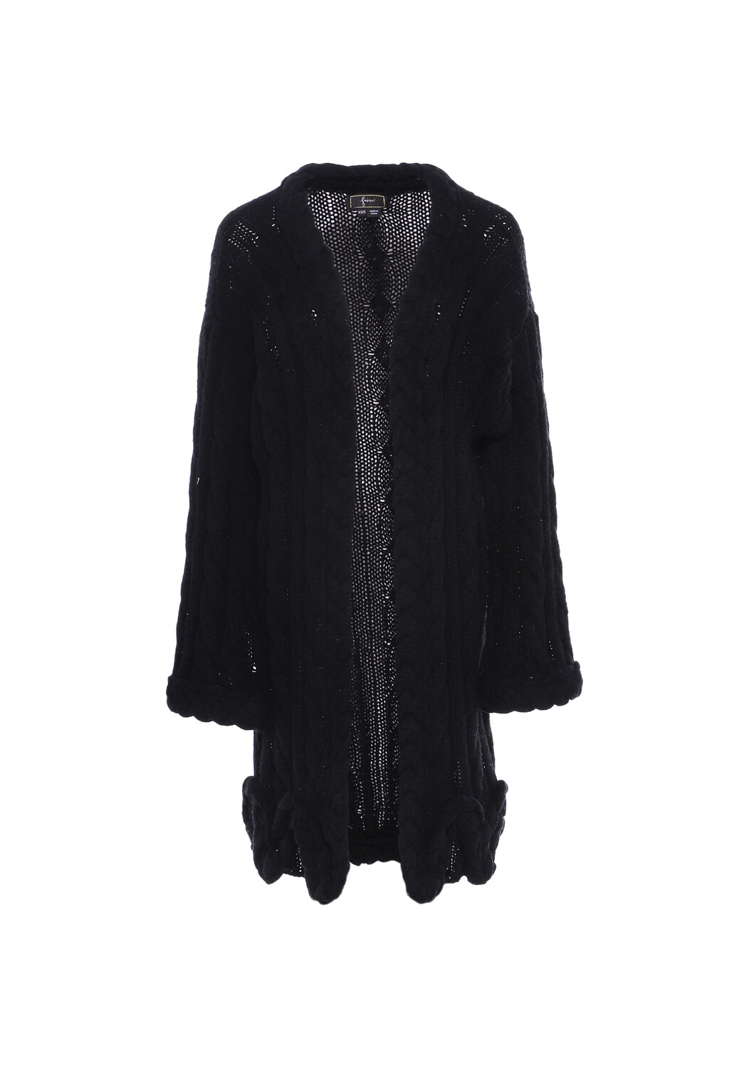 Толстовка faina Strickmantel, черный
Толстовка faina Strickmantel, черный