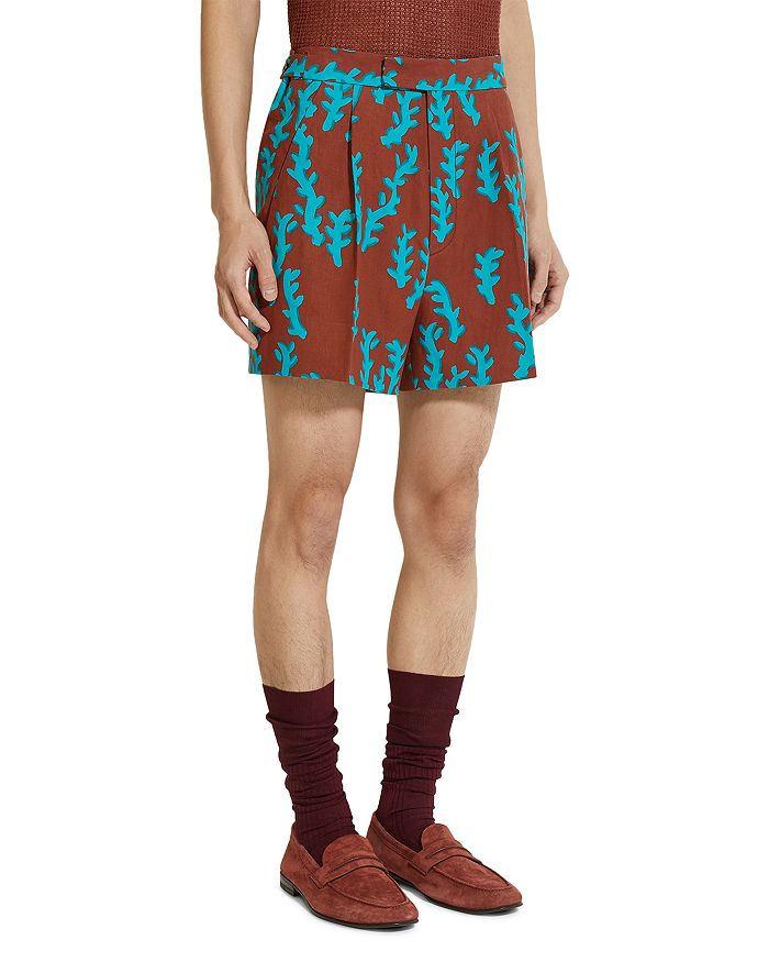 Оаси Лино Льняные шорты Regular Fit ZEGNA, коричневый 
Оаси Лино Льняные шорты Regular Fit ZEGNA, коричневый