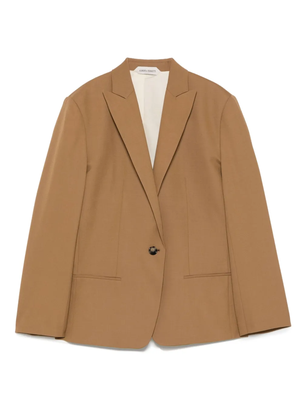 Однобортный пиджак Alberta Ferretti, нейтральный
Однобортный пиджак Alberta Ferretti, нейтральный