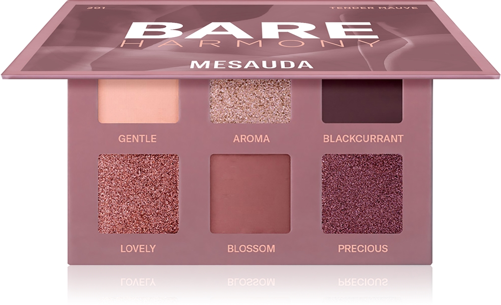 Палитра теней для век Bare Harmony Mesauda Milano, atspalvis 201 tender mauve 6× 1 гр
Палитра теней для век Bare Harmony Mesauda Milano, atspalvis 201 tender mauve 6× 1 гр