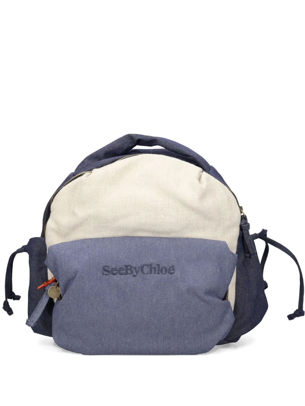 Рюкзак с вышитым логотипом See by Chloé, синий
Рюкзак с вышитым логотипом See by Chloé, синий