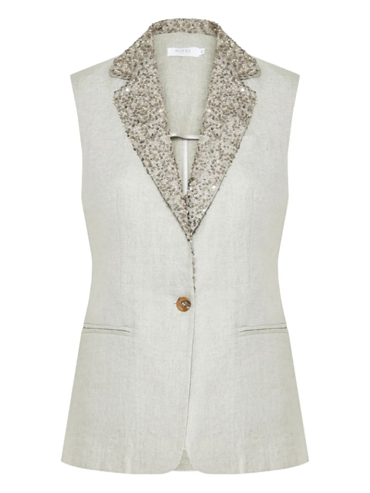 Жилет с отделкой на воротнике Barba, серый
Жилет с отделкой на воротнике Barba, серый