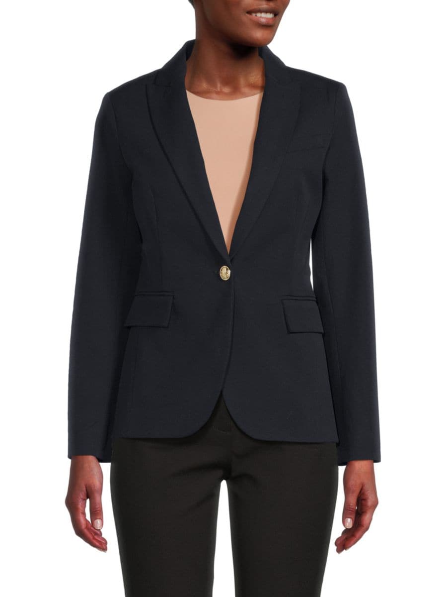 Блейзер с лацканами Allie Peak Derek Lam 10 Crosby, цвет Midnight
Блейзер с лацканами Allie Peak Derek Lam 10 Crosby, цвет Midnight